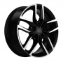 Легковой диск Khomen Wheels KHW1708 6,5x17 5x114,3 ET49 67,1 Black-FP