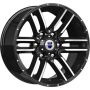 Легковой диск КиК Алгама 8x17 6x139,7 ET 106,1 Алмаз черный